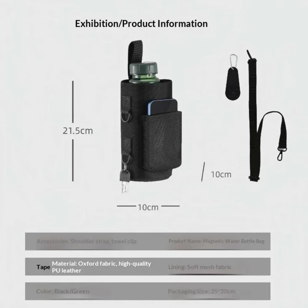 HydroSling™ Magnetic Gym Bottle Pouch