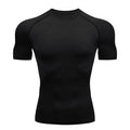 CoreShield Men's Compression Gym Shirt - Quick-Dry Athletic Workout Tee