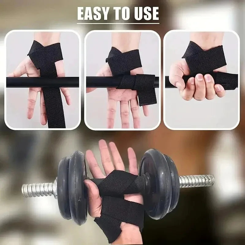 AlphaGrip™ Heavy Duty Weightlifting Wrist Straps