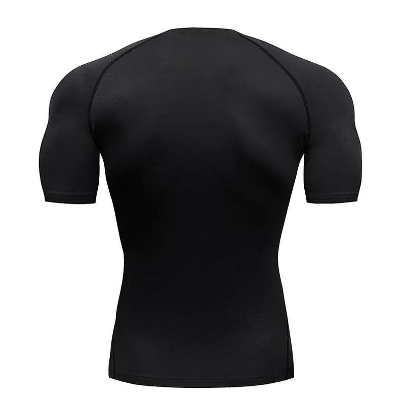 DarkKnight Hero Compression Gym Shirt - Quick-Dry Athletic Workout Tee