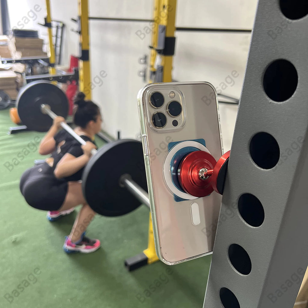 IronMount™ Dual Magnetic Gym Phone Holder